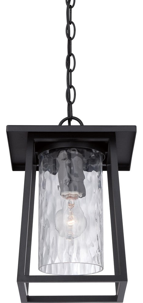 Quoizel LDG1909K One Light Outdoor Hanging Lantern Lodge Mystic Black