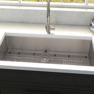 ZLINE Undermount Single Bowl Sink in Stainless Steel with Bottom Grid