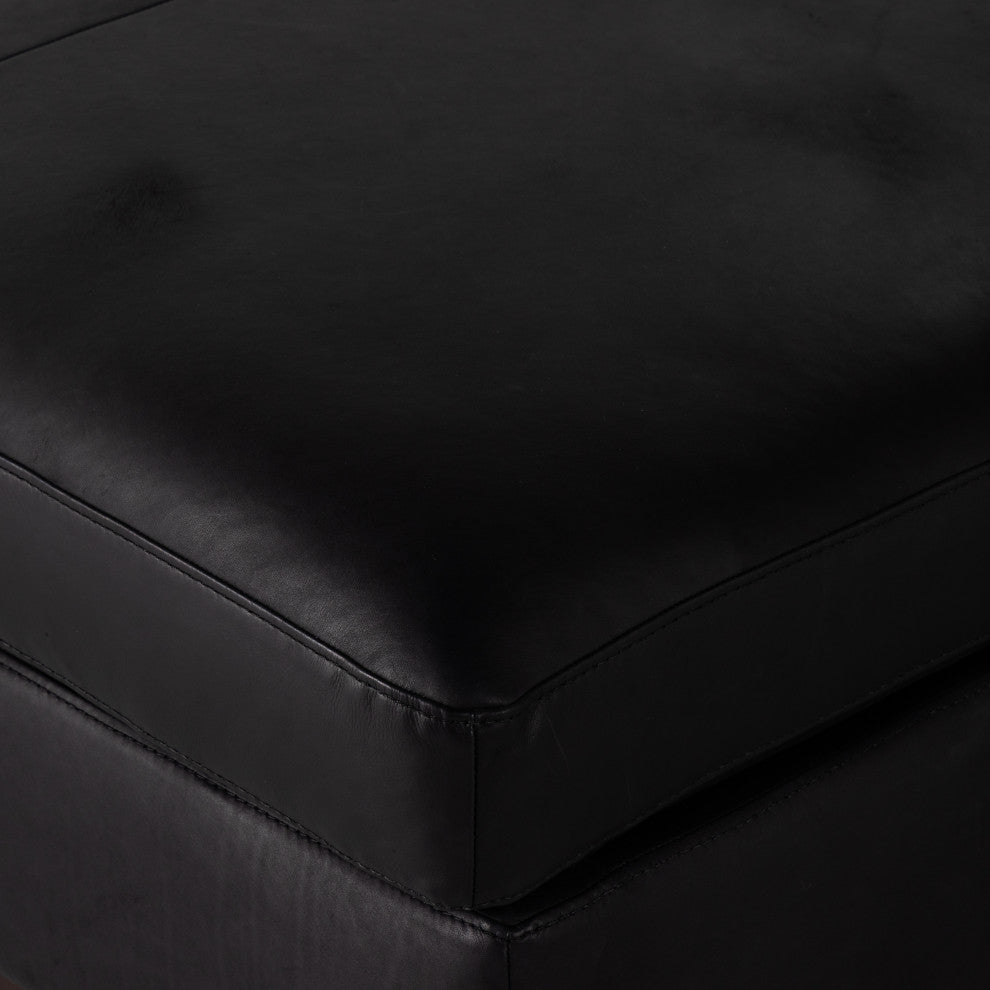 Colt 3pc U Sectional-Heirloom Black