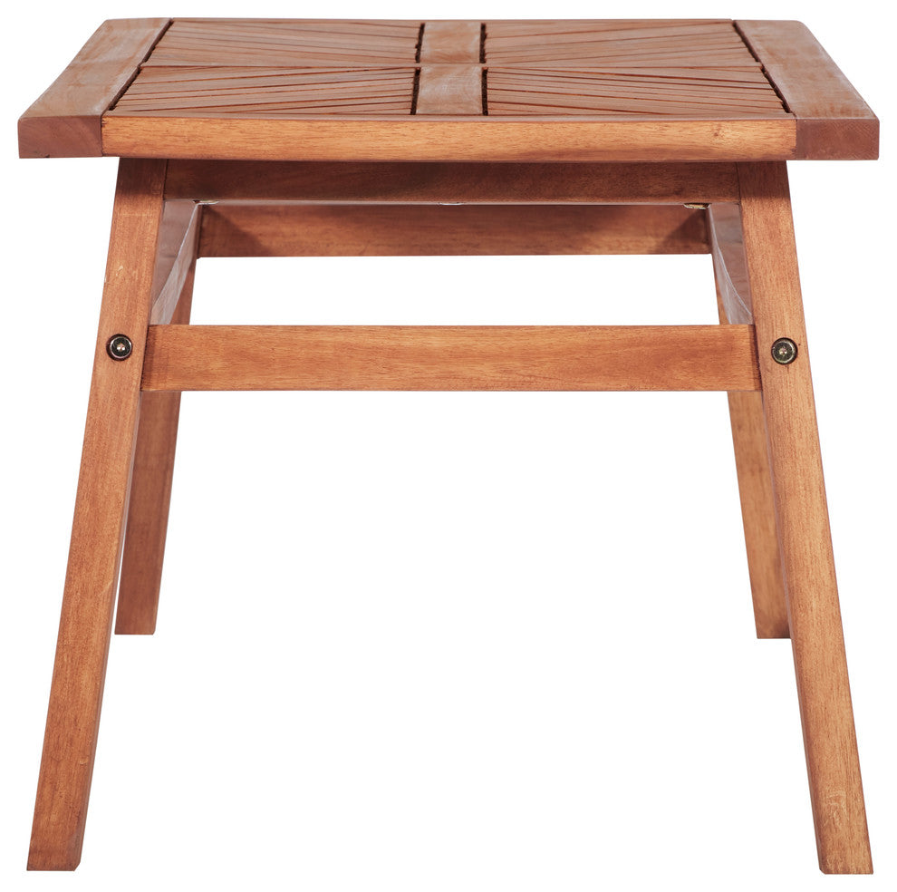 Patio Wood Coffee Table, Brown