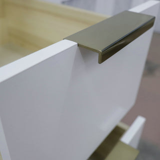 61" Double Sink Vanity, White Finish With Engineered Stone Top And Oval Sink