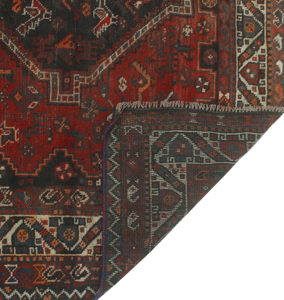 Semi-Antique Mumtoza Red Rug