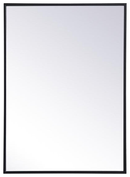Metal mirror medicine cabinet 20 inch x 28 inch in Black
