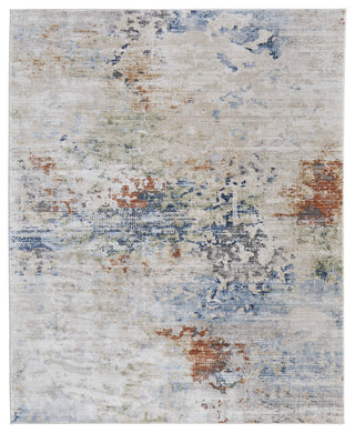 Maxin R39NU Modern/Casual/Industrial Rug, Ivory/Multi, 9'0"x12'8"