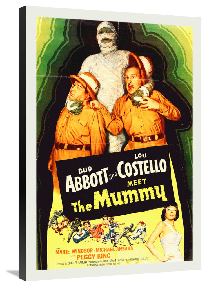 "Abbott & Costello - Meet The Mummy" Canvas by Hollywood Photo Archive, 24x36"