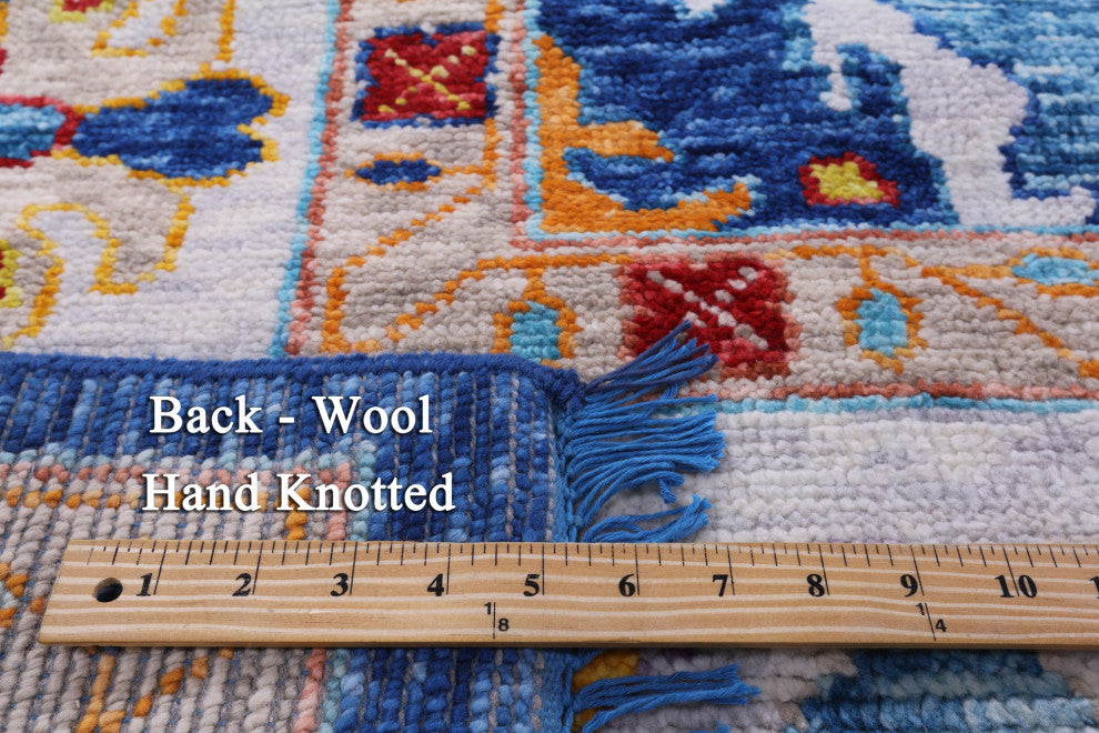 12' 0" X 14' 9" Turkish Oushak Handmade Wool Rug - Q16122
