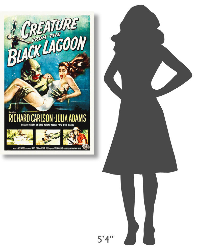 "Creature From The Black Lagoon" Canvas by Hollywood Photo Archive, 26x40"