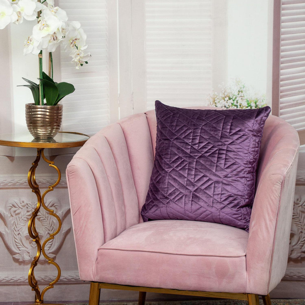 Parkland Collection Delta Purple Throw Pillow