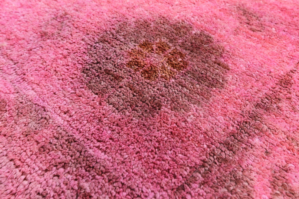 8' 10" X 12' 0" Overdyed Full Pile Handmade Wool Rug - WR2245