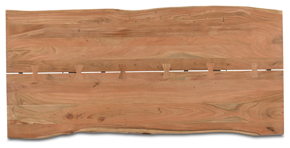Athea Butterfly Natural live Edge Dining Table - 120"