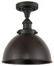 Ballston Urban Semi-Flush Mount, Oil Rubbed Bronze