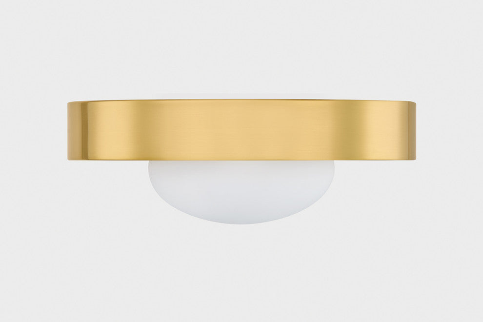 Mitzi Pepa Flush Mount Aged Brass