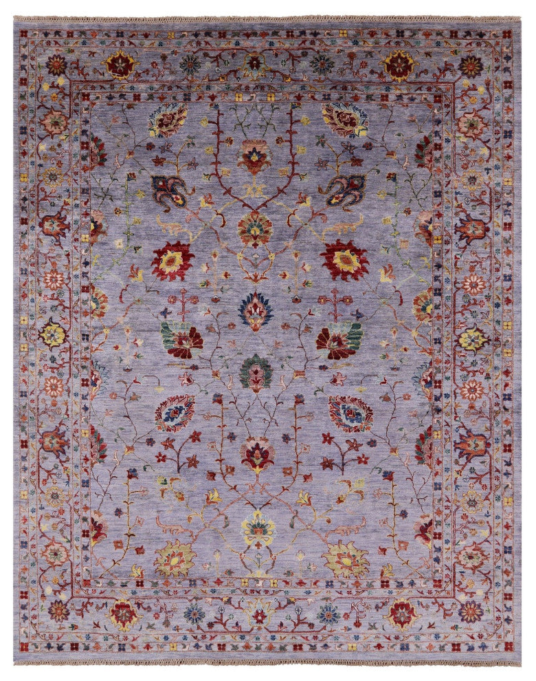 Persian Tabriz Hand Knotted Wool Rug 8' 0" X 9' 10" Q7535