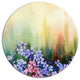 Pink Sakura Flowers In Soft Color, Flower Disc Metal Wall Art, 36"