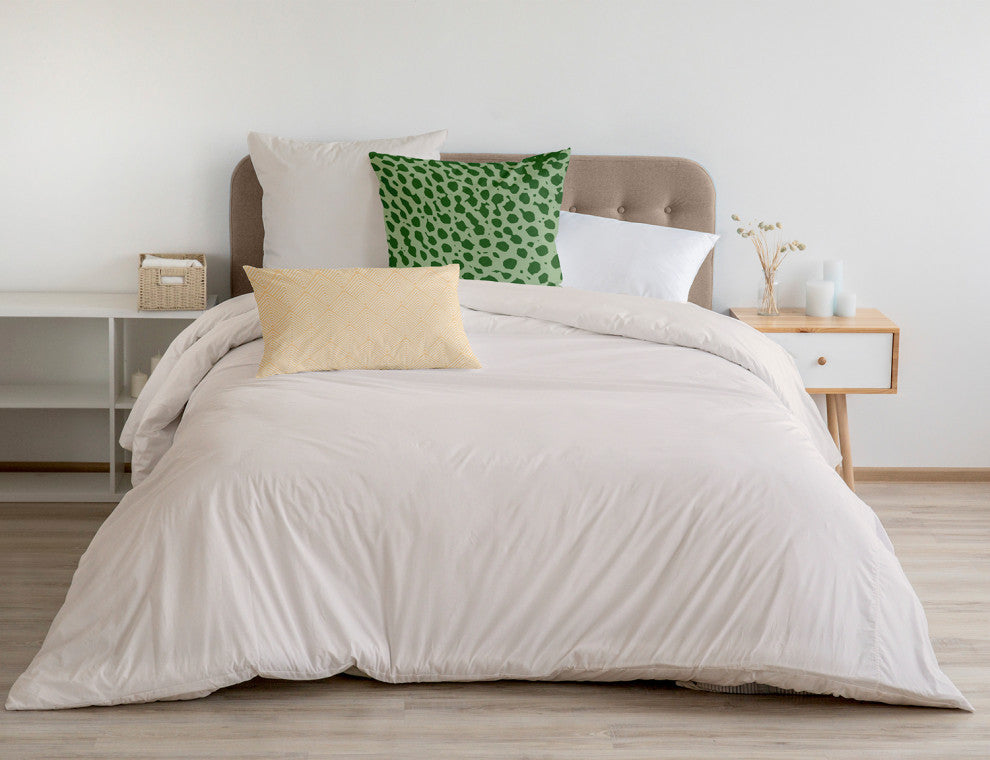 Lots of Spots Decorative Throw Pillow, Leaf, 18"x18"