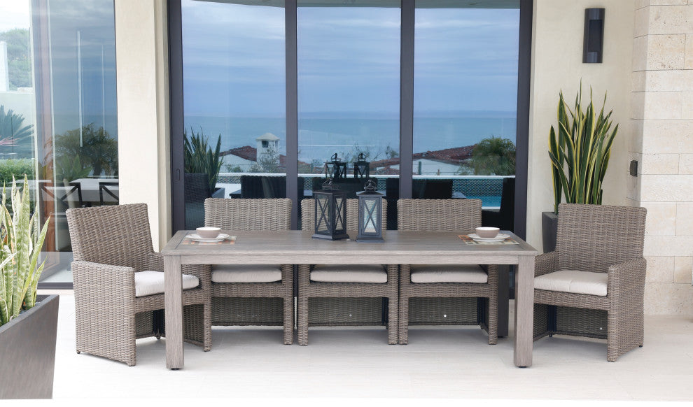 Coronado With Plush Comfort Armless Outdoor Dining Chair (Set Of 2)