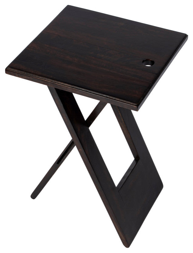 Hammond Table, White, Brown