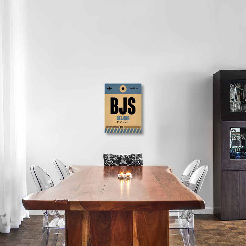 "BJS Beijing Luggage Tag 2" Fine Art Print