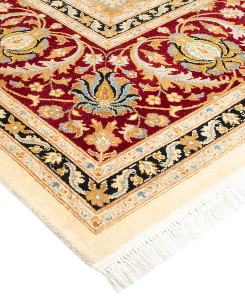 Mogul, One-of-a-Kind Hand-Knotted Area Rug, Ivory, 8' 1" x 10' 6"