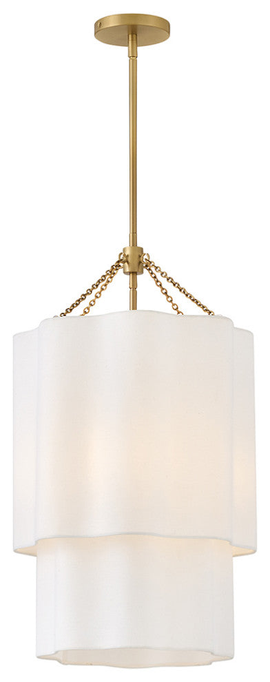 Hinkley Gwen Large Pendant, Lacquered Brass
