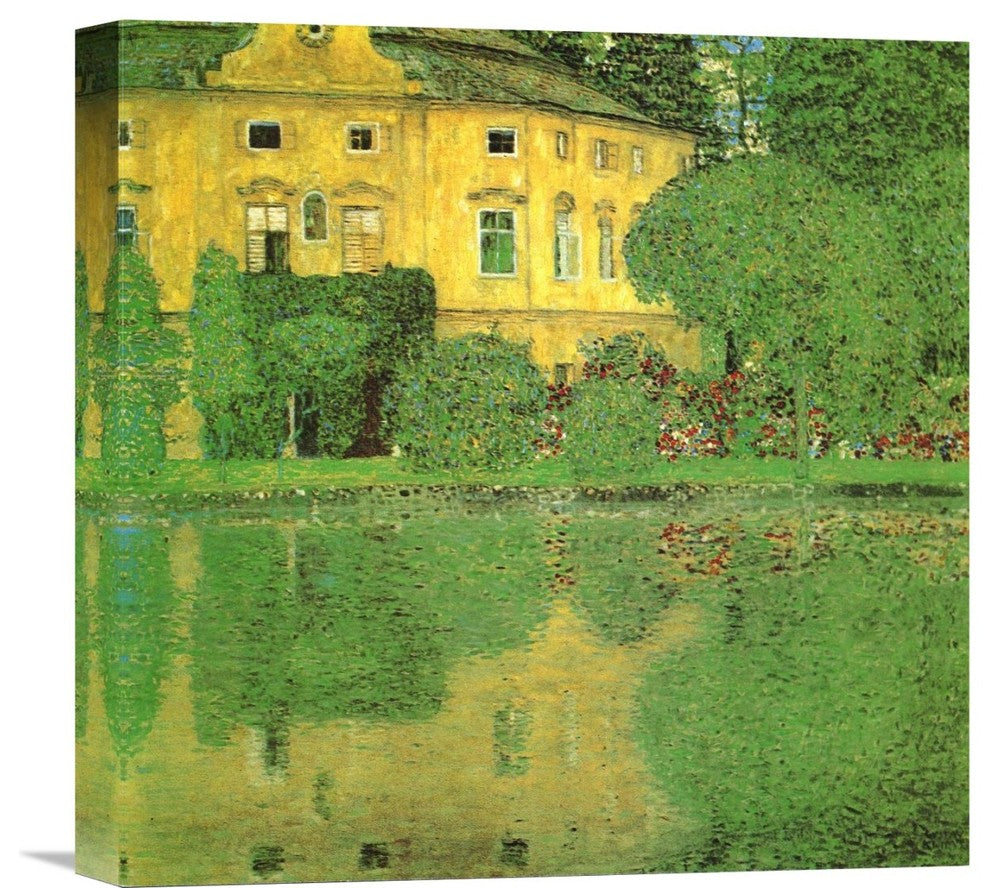 "Schloss Kammer On Attersee (2)" Canvas Giclee by Gustav Klimt, 16"x16"