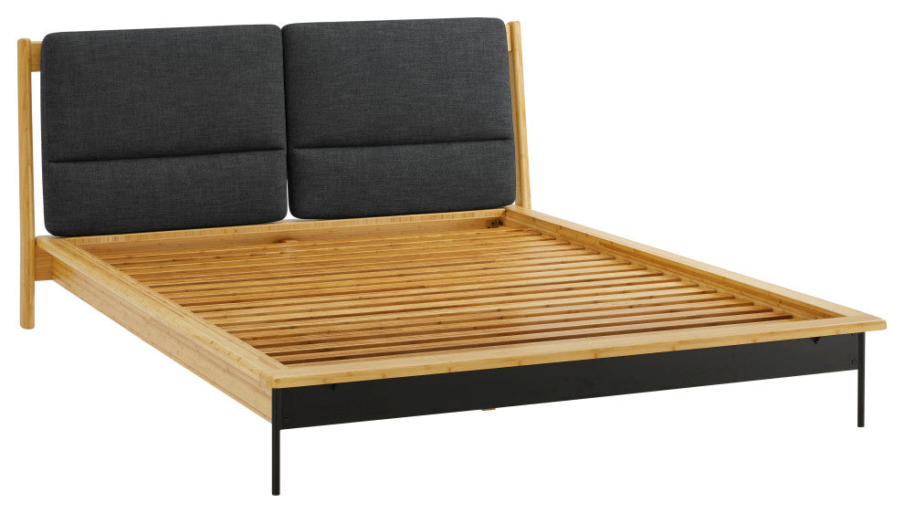 Santa Cruz Platform Bed With Fabric, King