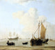 The Younger Willem Van de Velde A Calm, Gallery Wrapped Canvas Print, 20"x25"