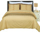 Lakewood Embroidered 100% Cotton Duvet Cover Set, Full/Queen