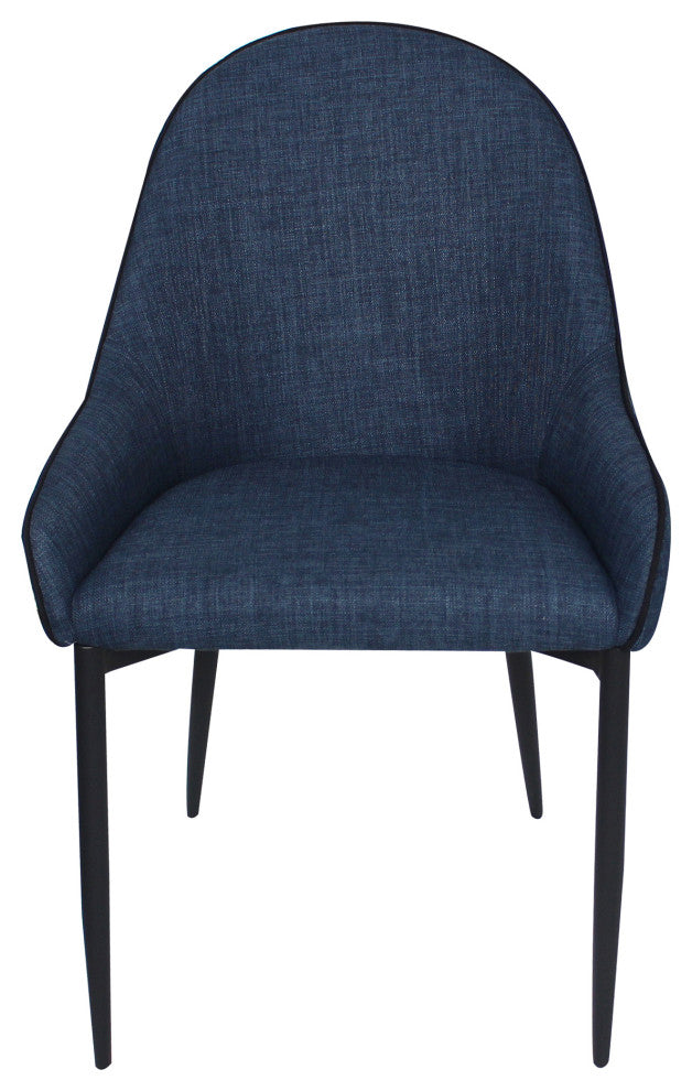 Modern Lapis Dining Chair Dark Blue - M2 - Blue