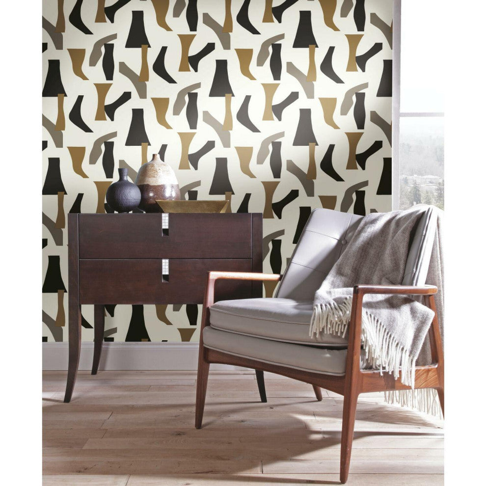 Modernist Peel and Stick Wallpaper
