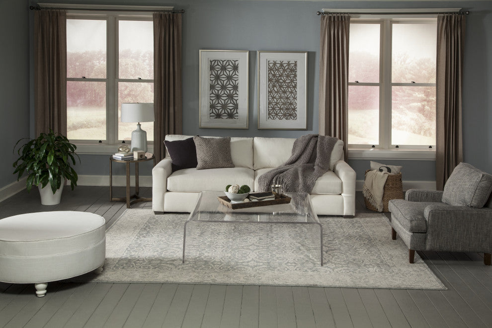 Momeni Banaras Hand Knotted Wool Sage Area Rug, 2'x3'
