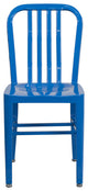 Metal Indoor-Outdoor Chair, Blue