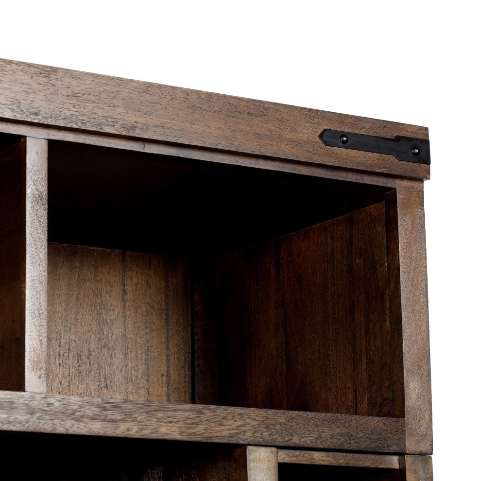 Waylon Rustic Brown Entertainment Center - Brown