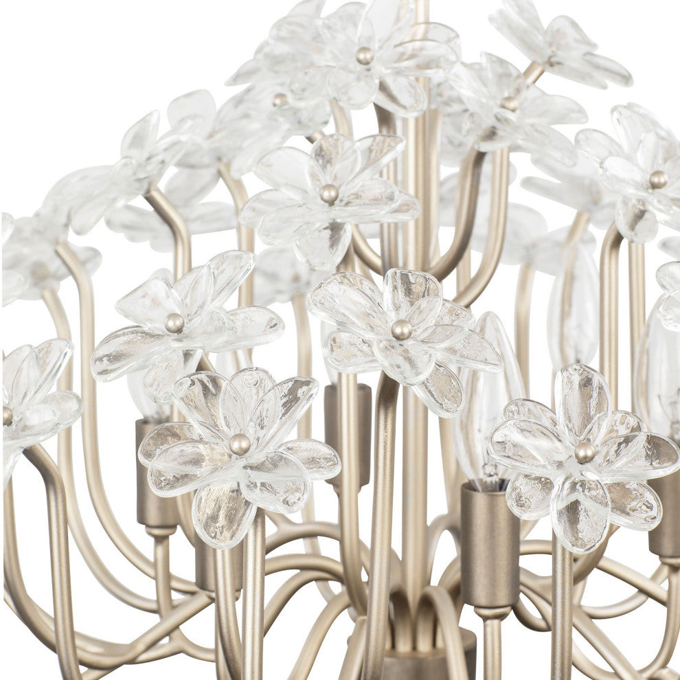Wildflower 6-Lt Chandelier - Gold Dust/Artifact