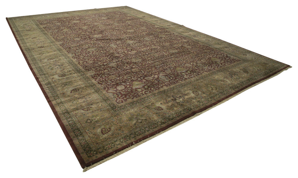 Rug N Carpet - Hand-Knotted Oriental 11' 8" x 17' 11" Oversize Oushak Area Rug