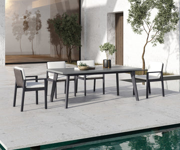 Renava Cuba Modern Outdoor Dining Chair Set of 2
