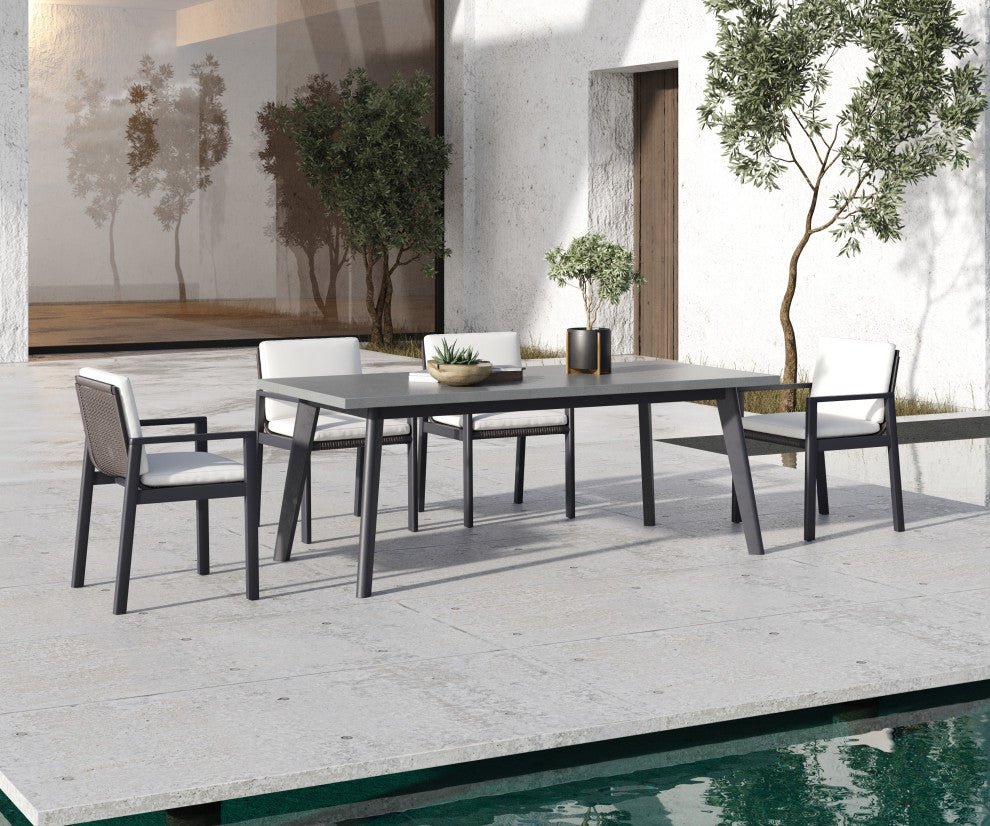 Renava Cuba Modern Outdoor Dining Chair Set of 2