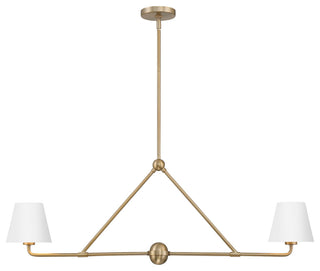 Crystorama Lighting Group XAV-B9302 Xavier 2 Light 42"W Linear - Vibrant Gold /