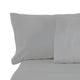 6-Piece 1800 Cotton Bamboo 4 Pillowcases Sheet Deep Pocket, Silver, Full / Doubl