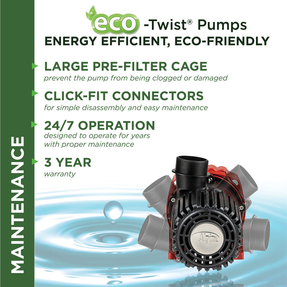Eco-Twist Pump 4000 Gph With 33-Foot Cord