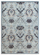 7" x 9" Blue Floral Patterns Area Rug