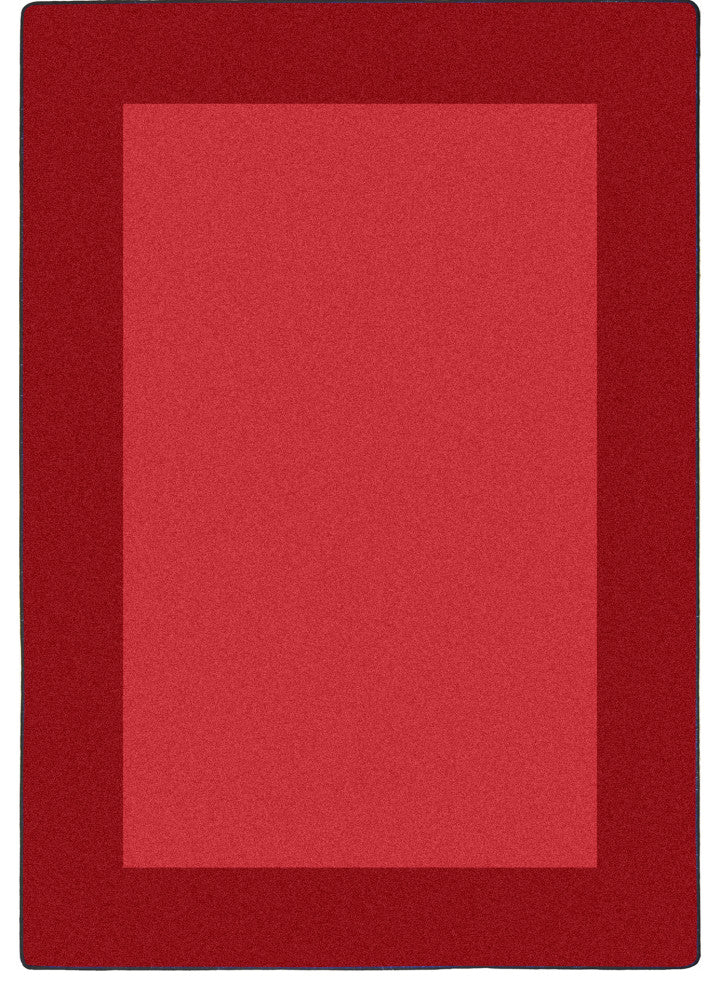All Around Rug, Red, Rectangle, 129"x92"