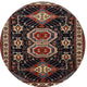Ahgly Company Indoor Round Traditional Area Rugs, 4' Round
