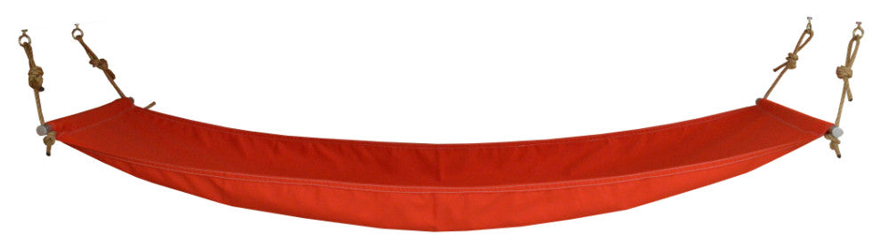 Hammock with Mounting Hardware, Red, Full