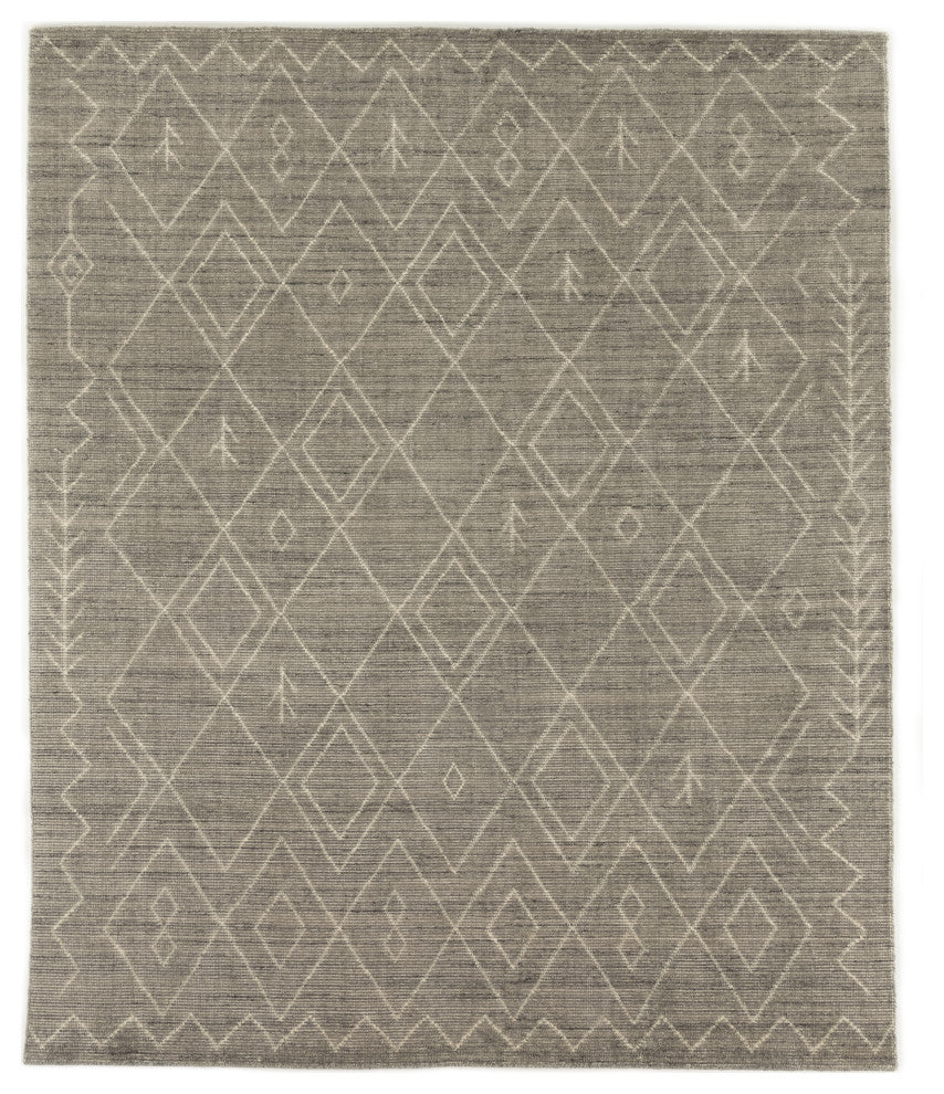Nador Moroccan Hand-Knotted Rug-Gr-10x14