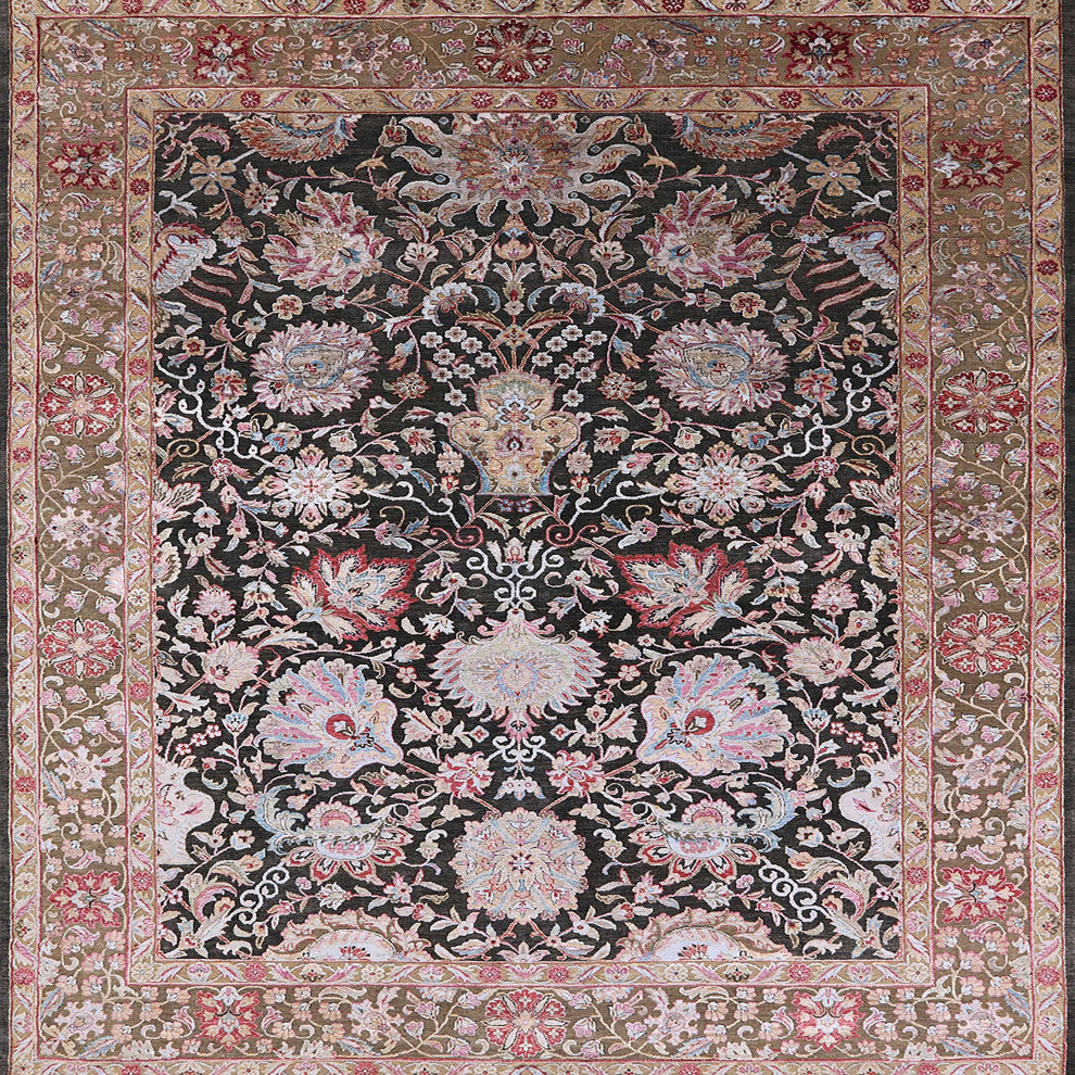 Ahgly Company Indoor Square Mid-Century Modern Area Rugs, 5' Square