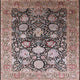 Ahgly Company Indoor Square Mid-Century Modern Area Rugs, 5' Square