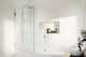 Glass Warehouse 58.25"x31.25" Frameless Shower Bath Door, Door Only, Polished Chrome