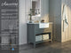 Hayley Bathroom Vanity Set, Sea Cloud Gray, 36"