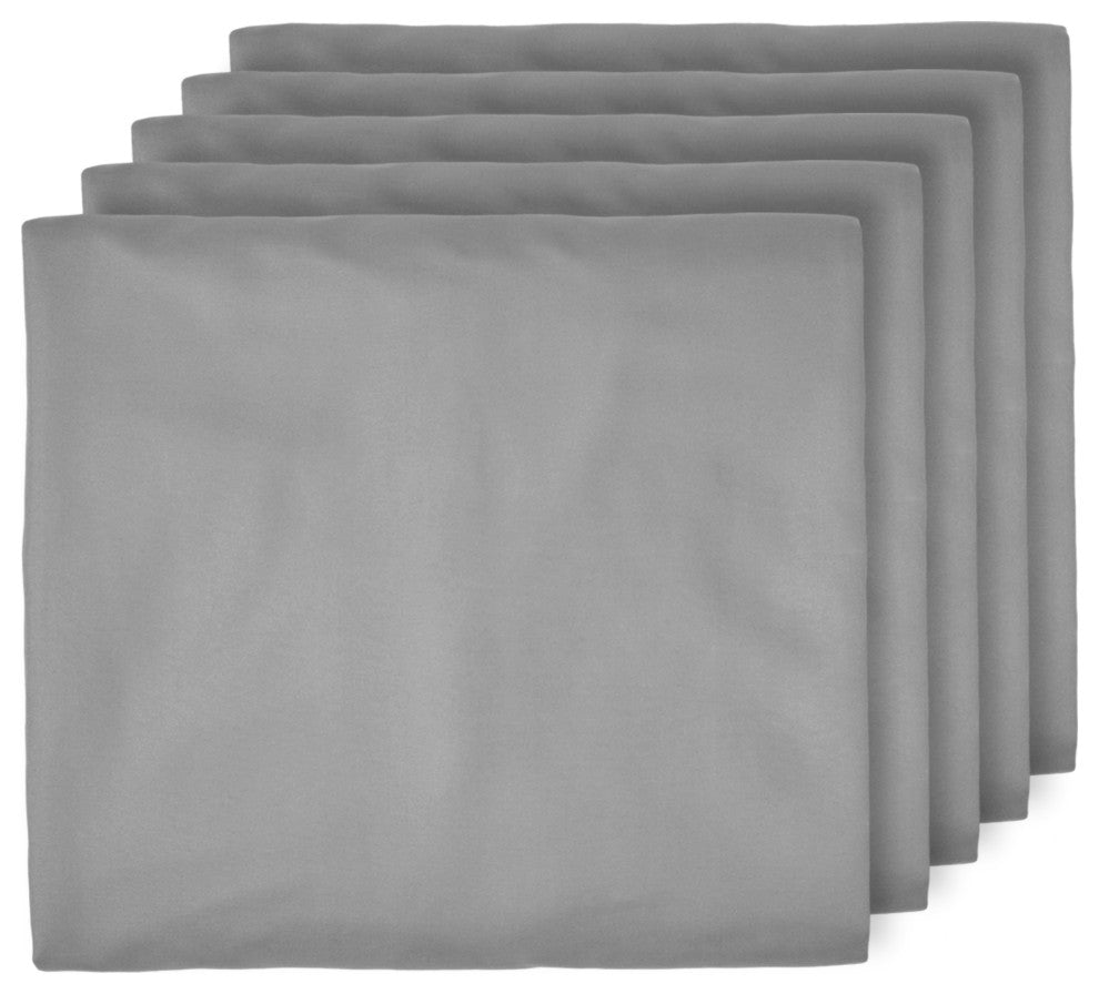 Bare Home Microfiber Fitted Sheets - Set of 5, Light Gray, Full
